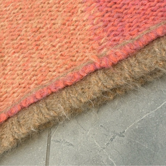 NWT Free People Domino Alpaca Pullover Sweater - Prairie Sunset Combo - Picture 13 of 16